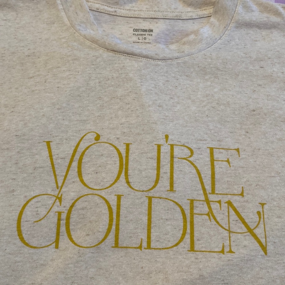 Cotton On Unisex Graphic Tee “You’re Golden”